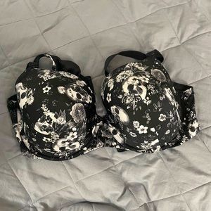 Torrid Curve Underwire T-Shirt Bra - Skull Pattern